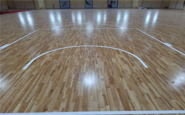 大型實木運動地板怎么安裝