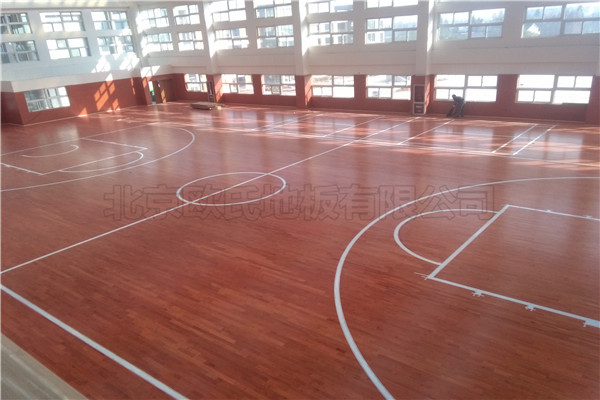 江蘇溧陽市體育館木地板案例