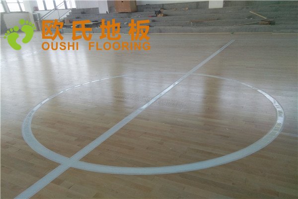湖北宜昌土門中學籃球木地板項目
