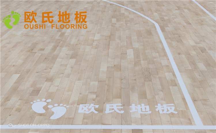 西寧市世紀職業(yè)技術(shù)學(xué)校籃球訓(xùn)練館木地板圖片